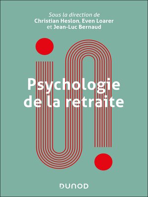 cover image of Psychologie de la retraite